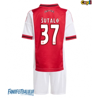 Ajax Josip Sutalo #37 Echipament de Fotbal Replică 2025-26 Copii Acasa (+ Șorturi)